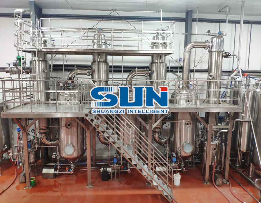 ثلاثة تأثير فعال في الطاقة معدات تركيز مبخر الأفلام